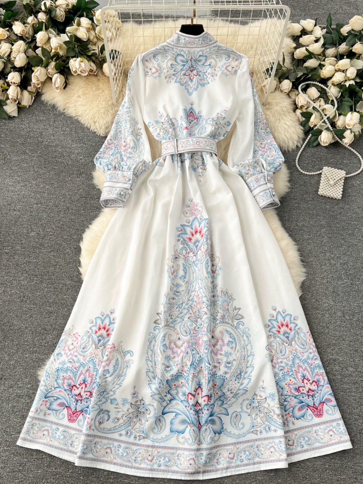 Unique faces dress ED336 images